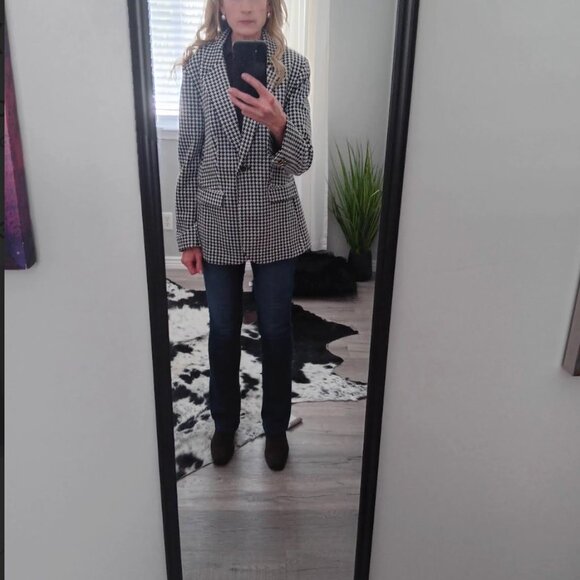 Women's Liz Clairborne Houndstooth Blazer, NWOT - Picture 5 of 5
